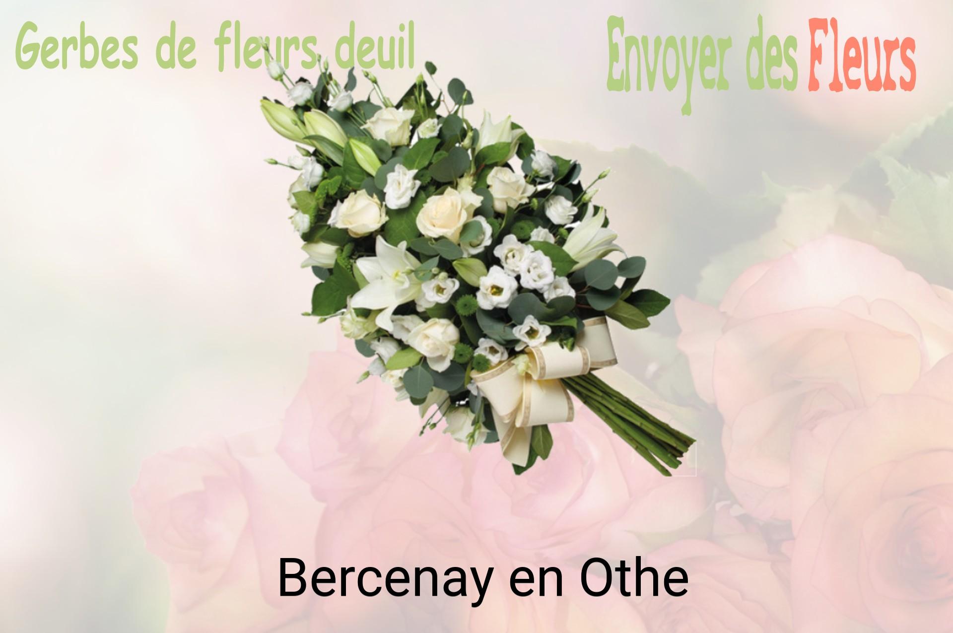 Gerbe de fleurs de deuil livrée à Bercenay-en-Othe